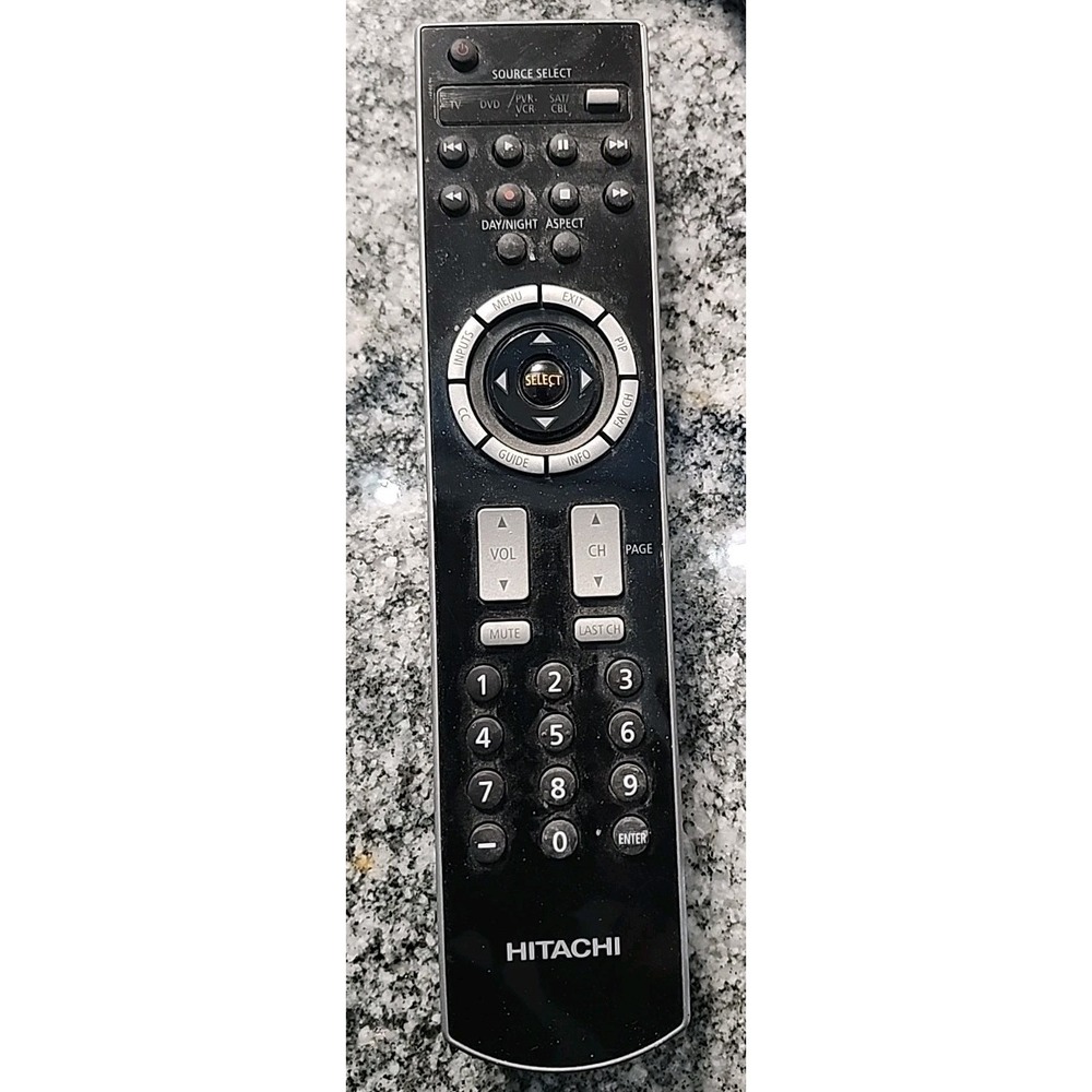 Genuine Hitachi CLU-4371A‎ DVD/VCR/CBL/SAT/TV Remote Control